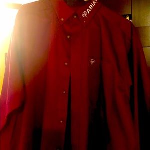 Ariat western button down shirt.